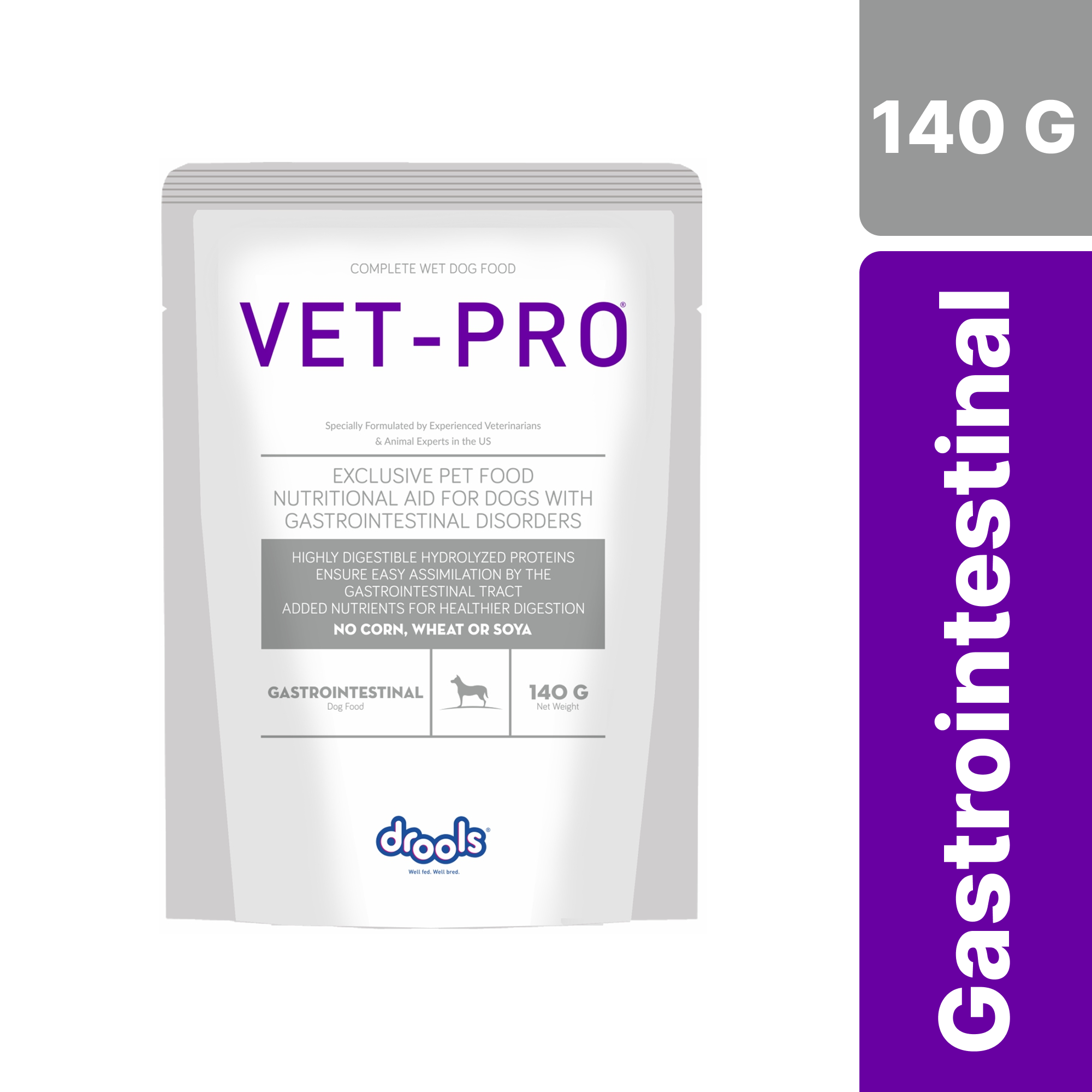 Drools VET PRO Gastro Pet Wet Food for Dogs