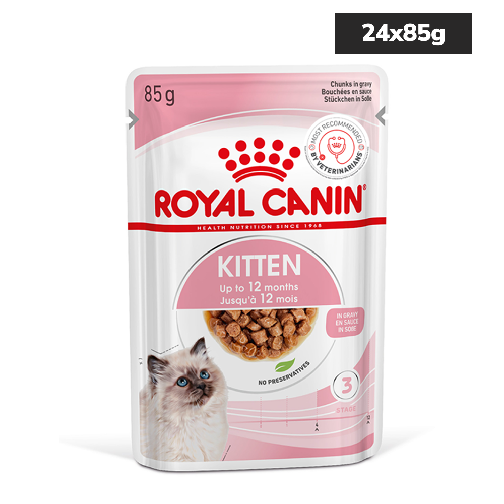 Royal Canin Kitten Wet Food in Gravy (85g Pouch) image 8
