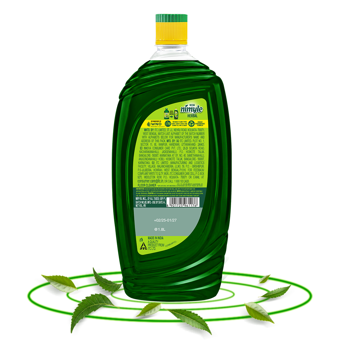 Nimyle Neem Herbal Based 99.9% Anti Bacterial Liquid Floor/Surface Cleaner for Kids & Pets image 7