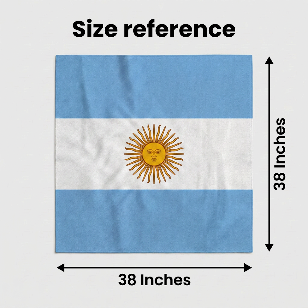 Skatrs Argentina Flag Supporter Bandana for Pets & Pet Parents image 5