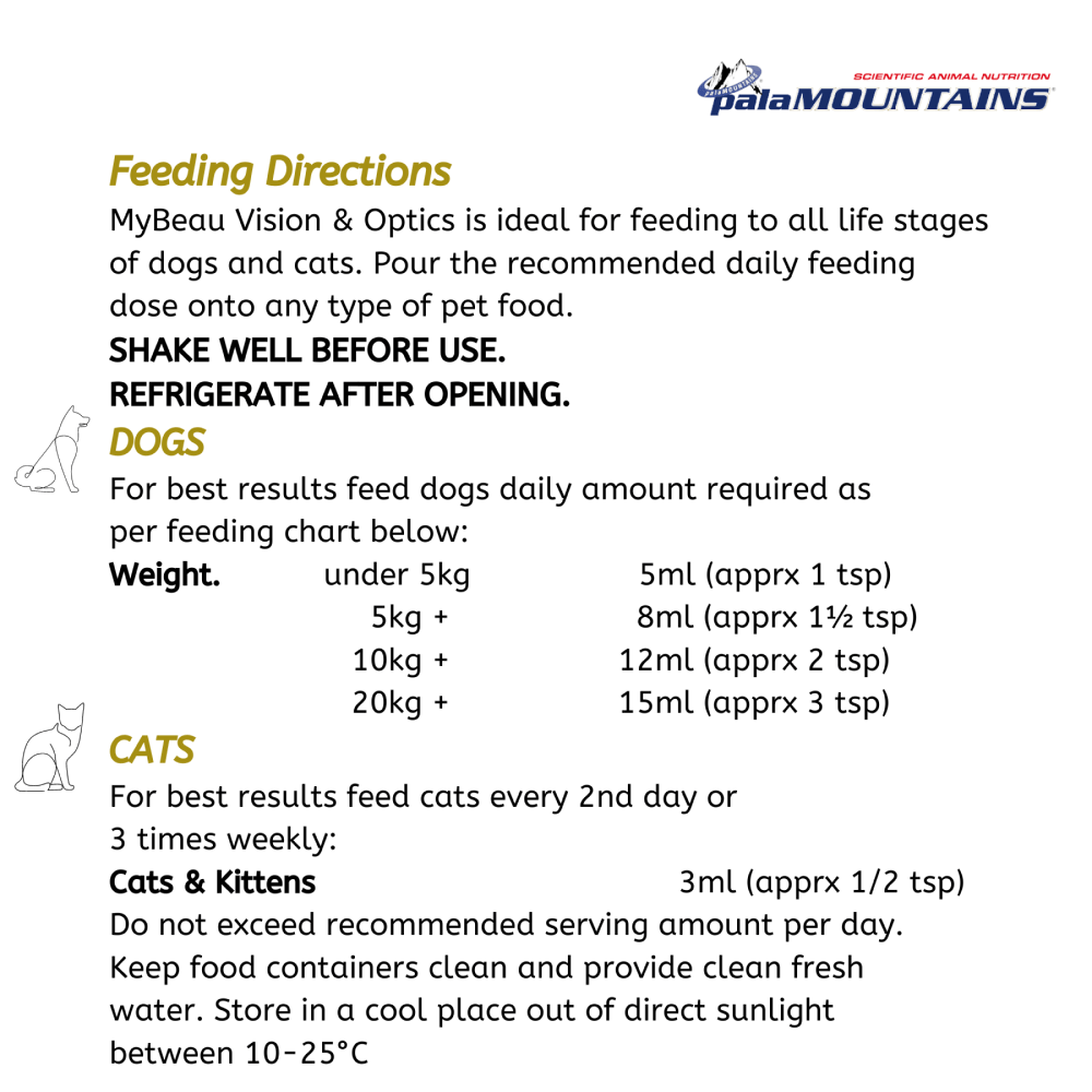 My Beau Vision & Optics Health Supplement for Dogs and Cats image 4