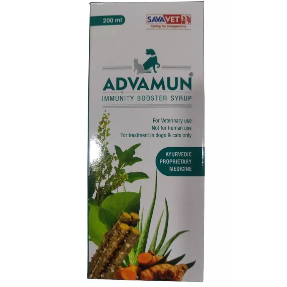 Savavet Advamun Immunity Booster Syrup for Dogs & Cats (200ml) image 2