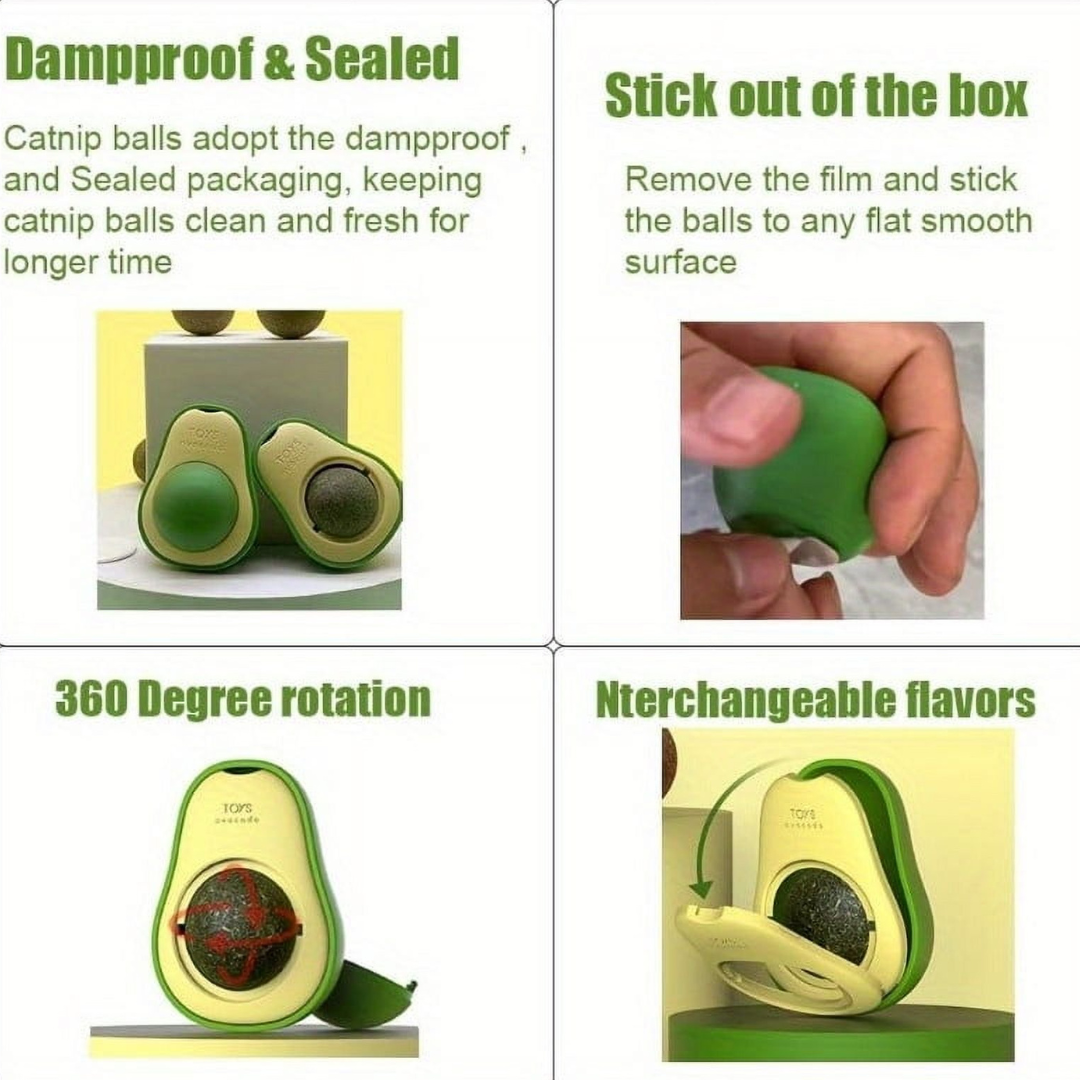 Healing Leaf Avacado Catnip Toys for Cats image 4