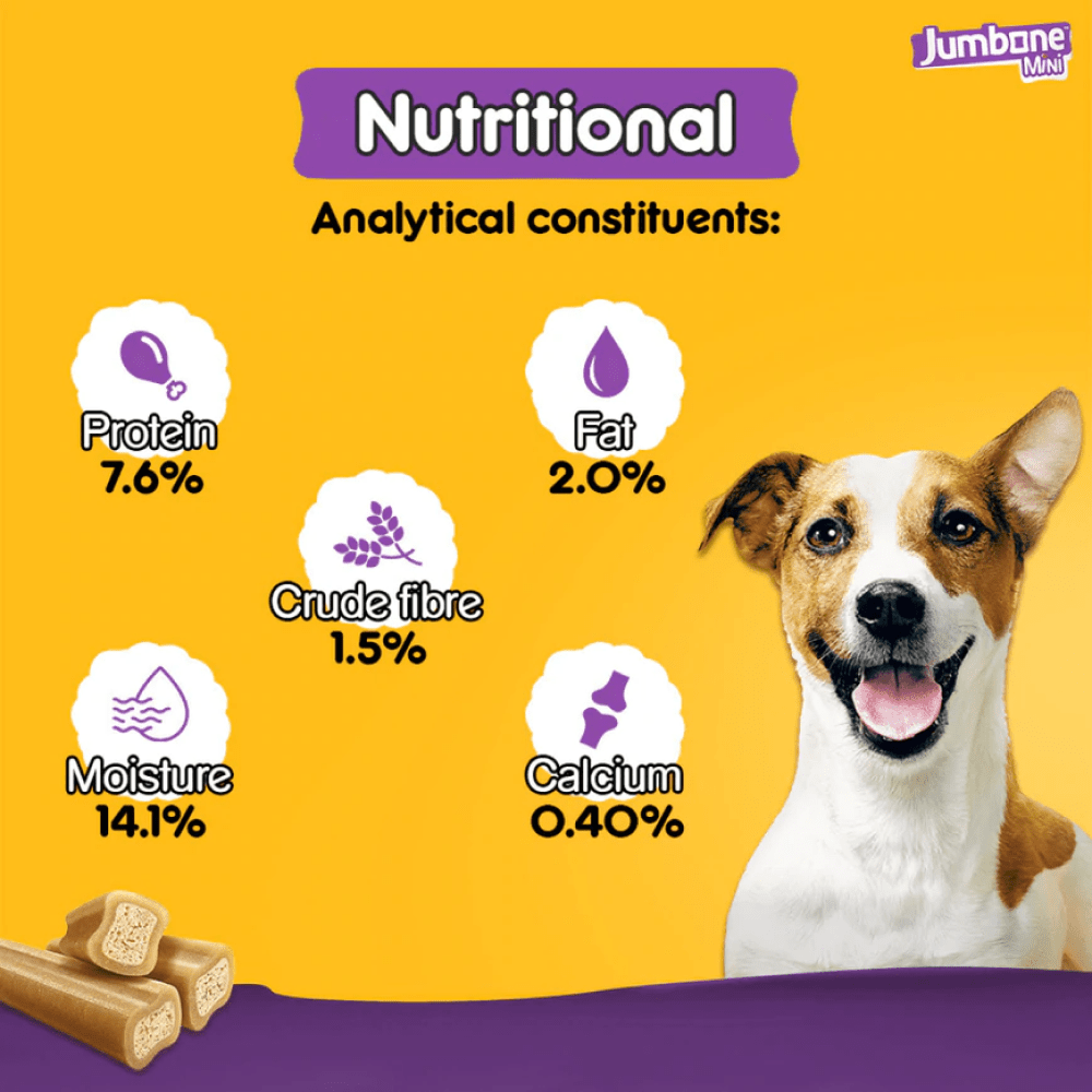 Pedigree Chicken & Lamb Jumbone Mini Adult Dog Treats image 3