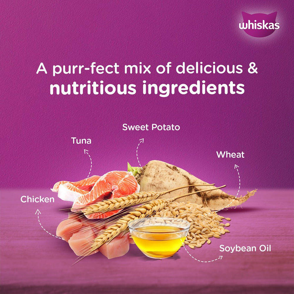 Whiskas Tasty Mix Chicken Tuna with Sweet Potato Kitten Cat Wet Food image 4