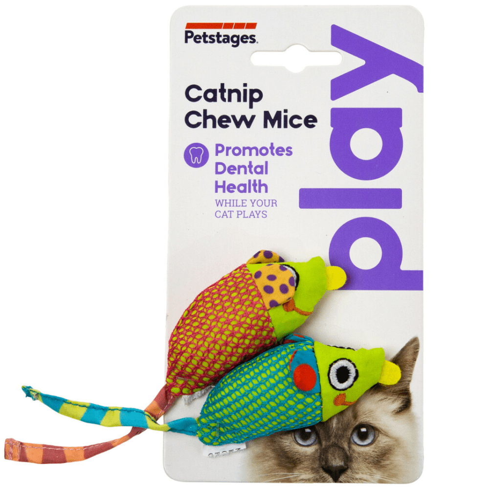 Petstages Hound Catnip Chew Mice Toy for Cats image 6