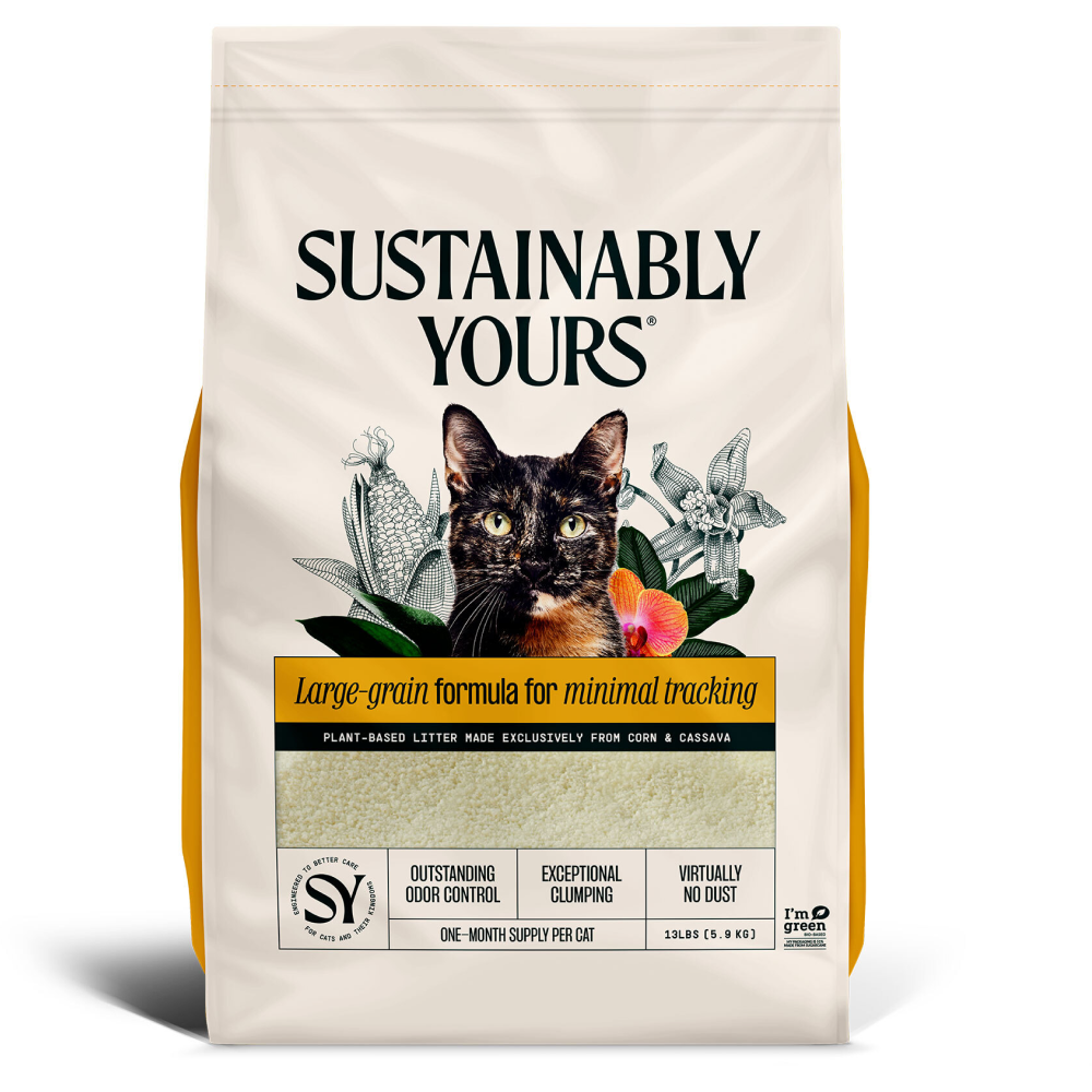 Sustainably Yours Multi Cat Unscented Large Grains Cat Litter image 2