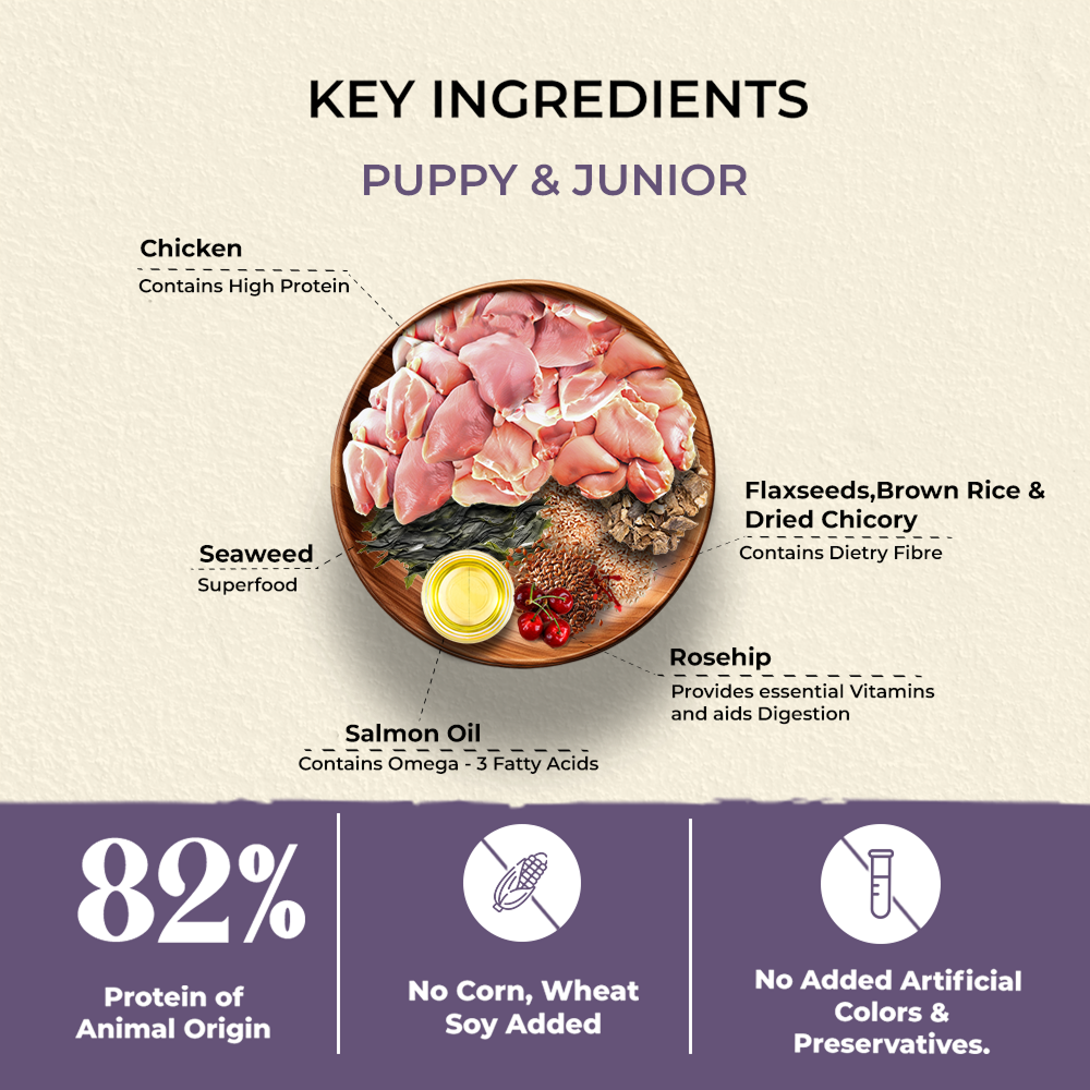 Bruno's Wild Essentials Puppy & Junior Dog Dry Food image 3