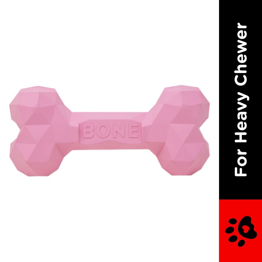 Barkbutler Chu the bone Treat Dispensing Toy for Dogs (Pink) image 2
