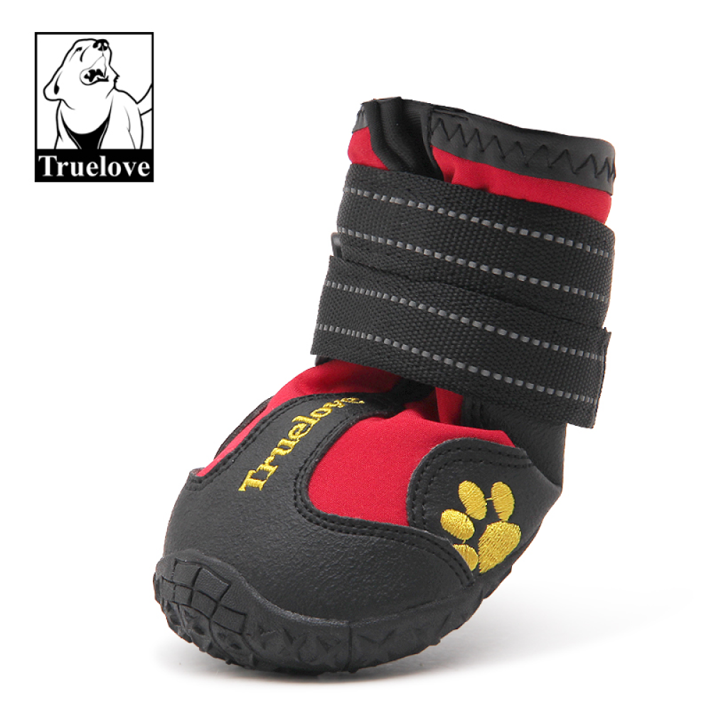 Truelove Waterproof Pet Boots for Dogs (Red, Set of 4) image 5