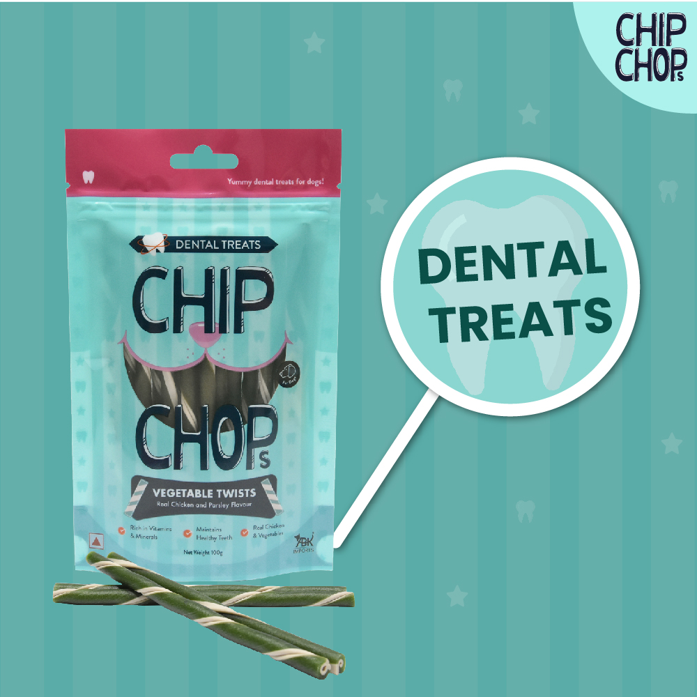 Chip Chops Vegetable Twists Real Chicken and Parsley Flavoured Dog Treats image 6