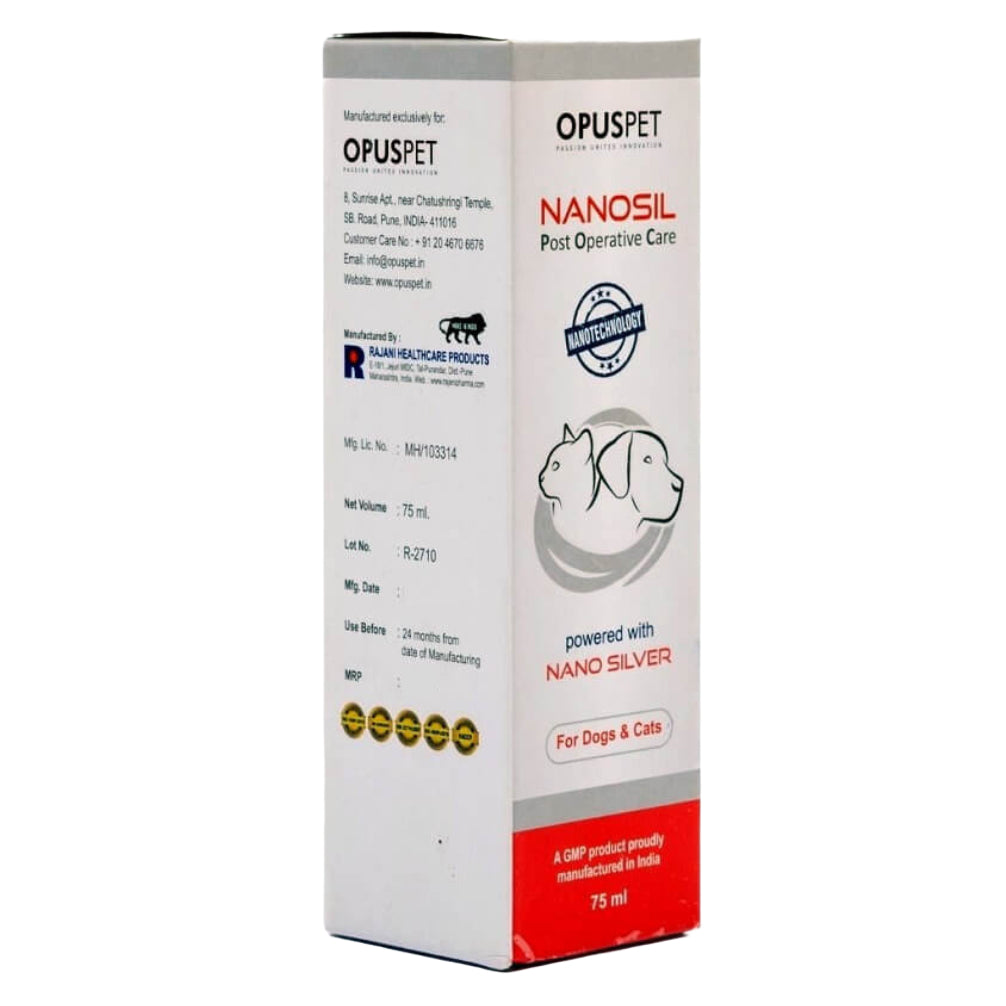 Opus Pet Nanosil Spray Post Operative Care for Dogs and Cats (75ml) image 2