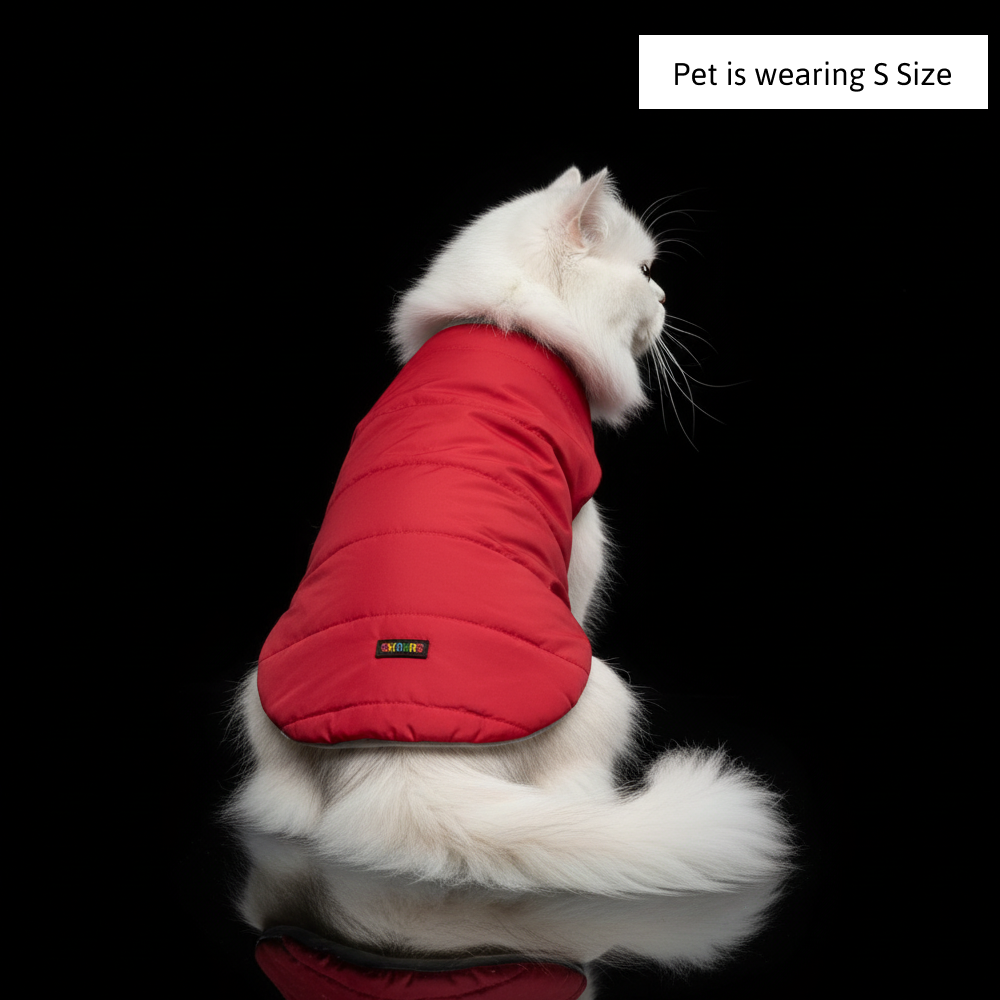Skatrs Cherry Snuggle Puffer Reversible Jacket for Dogs and Cats image 4
