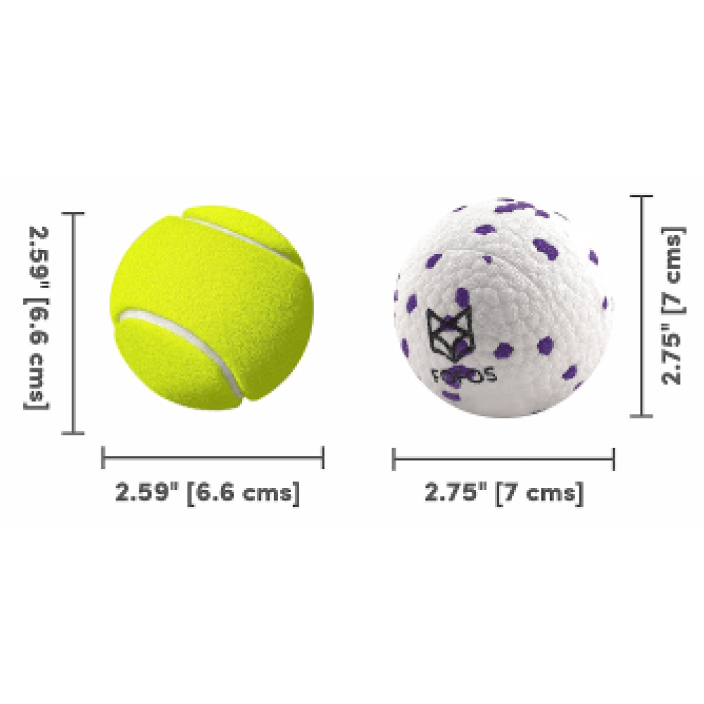 Barkbutler x Fofos Super Bounce Chew Ball for Dogs (White) image 3