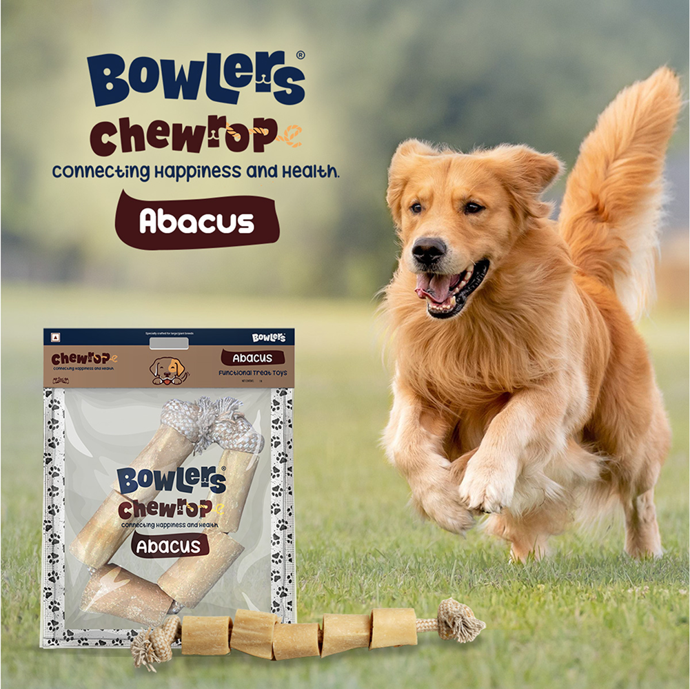 Bowlers Chewrope Abacus Functional Dog Treat Toy image 2