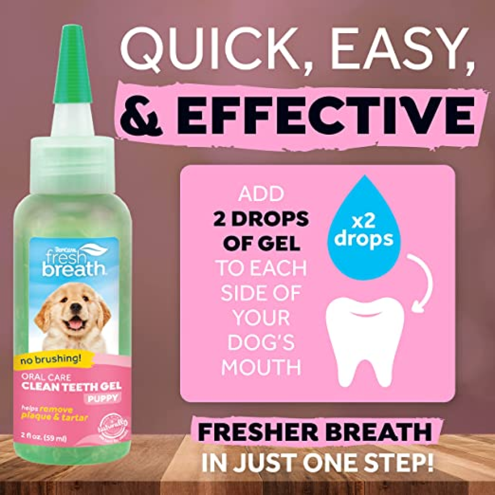 Tropiclean Fresh Breath Puppy Clean Teeth Gel for Dogs image 10