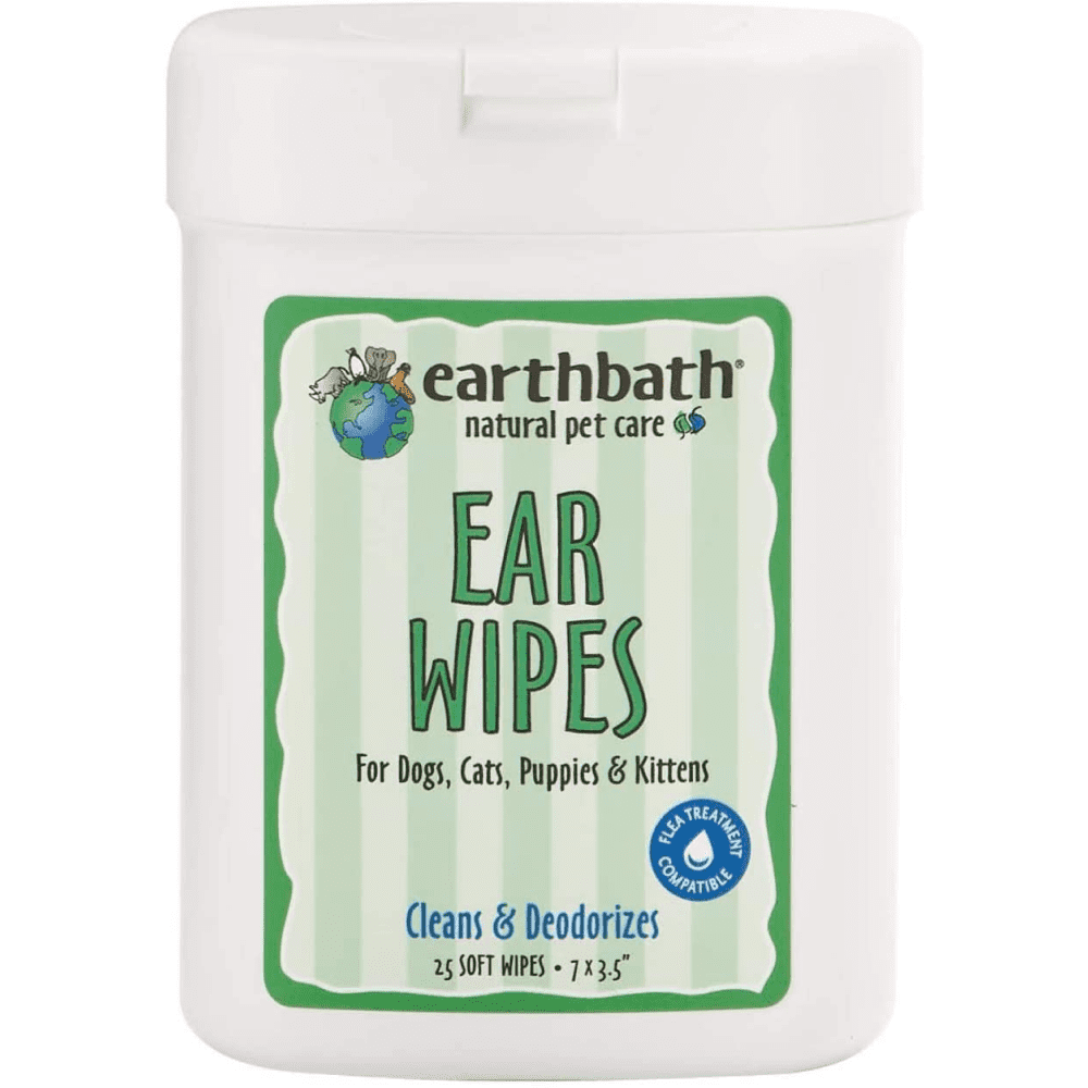 EarthBath Witch Hazel Fragrance Free Ear Wipes for Dogs and Cats image 2