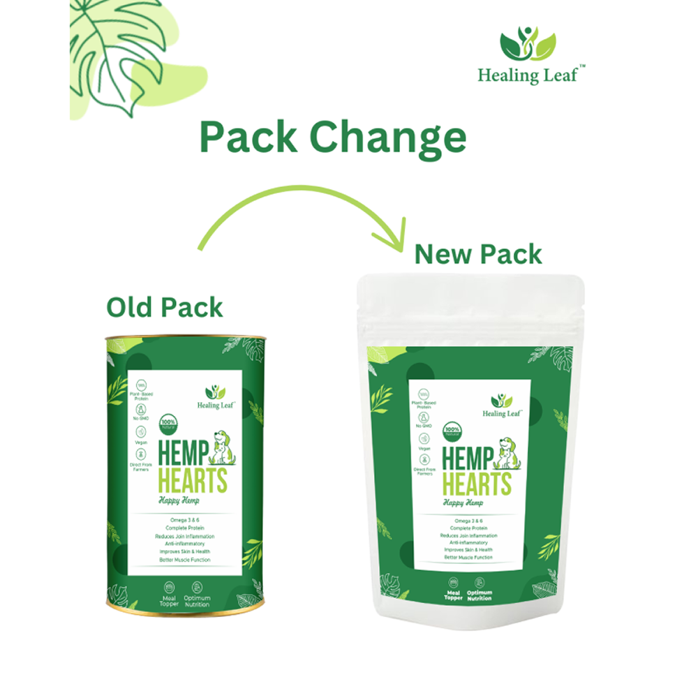 Healing Leaf Hemp Hearts for Dogs and Cats image 7
