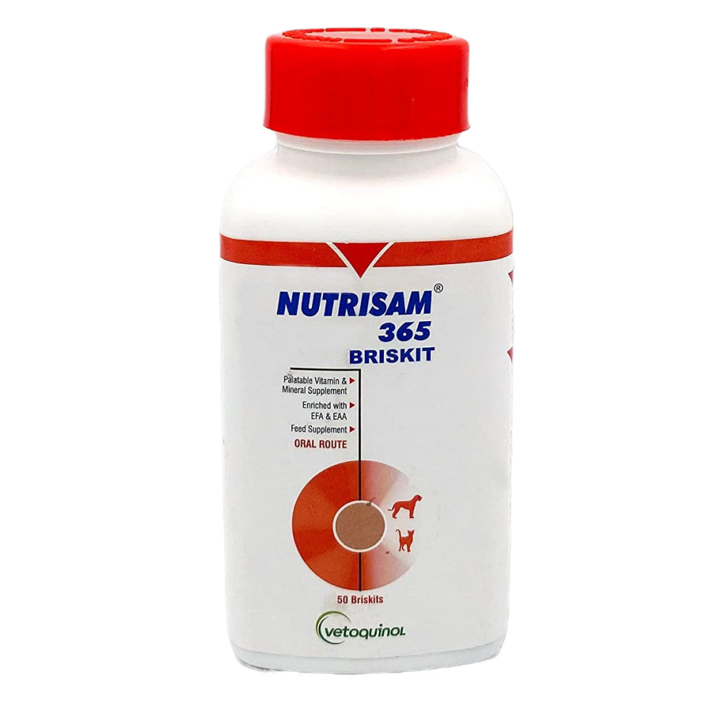 Vetoquinol Nutrisam Calcium Supplements for Dogs and Cats image 1