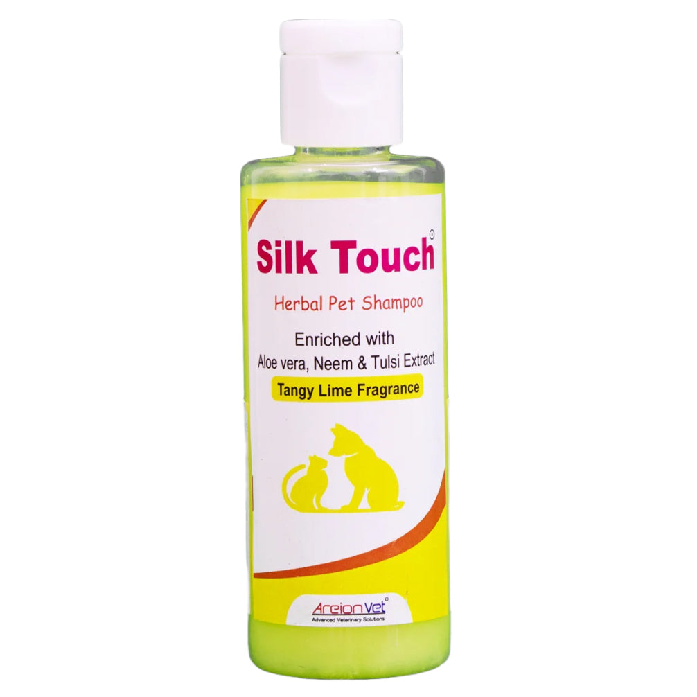 Areion Vet Silk Touch Shampoo Tangy Lime Fragrance for Dogs and Cats