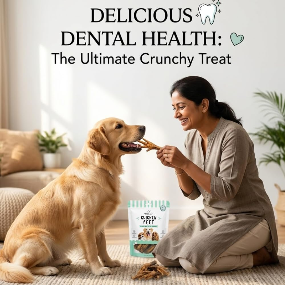 Pawpourri 100% Natural Chicken Feet Dog Treat image 2