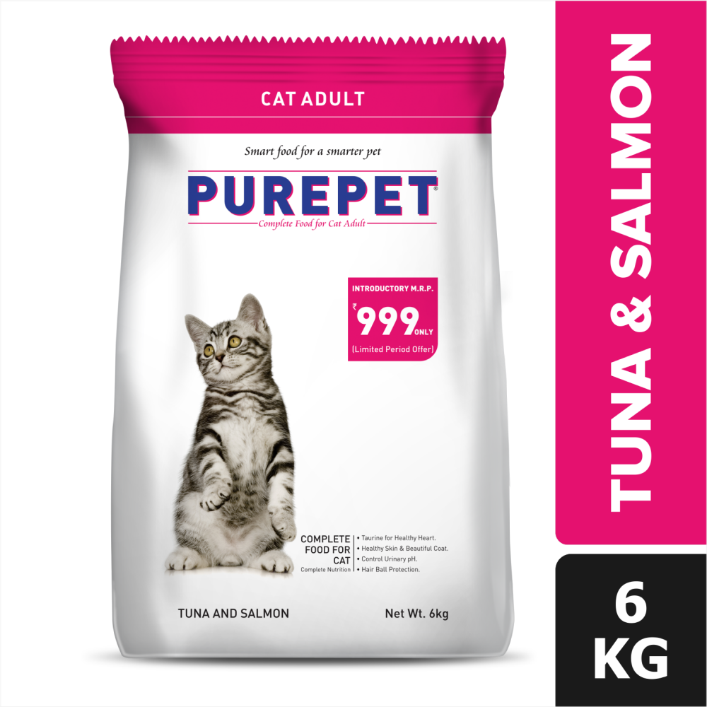 Purepet Tuna & Salmon and Seafood Adult Cat Dry Food Combo image 10
