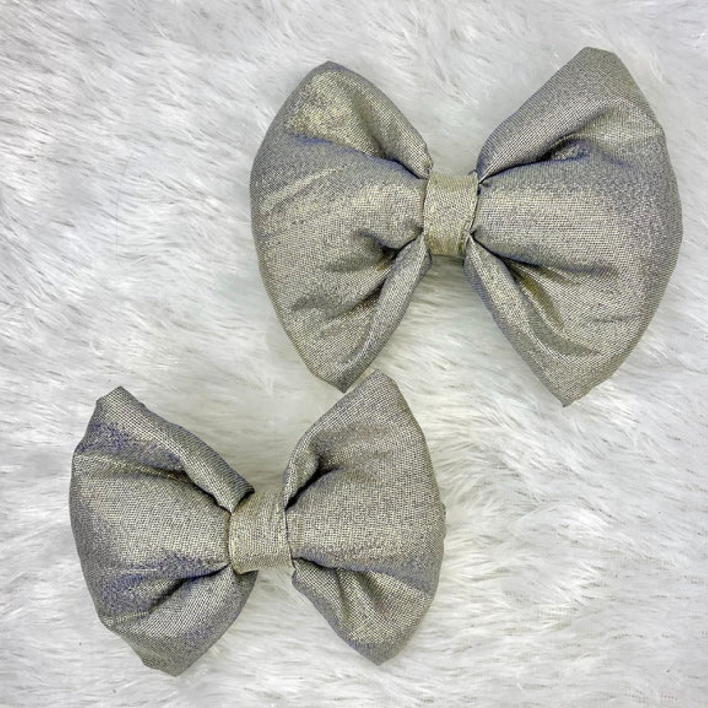 Pawgypets Party Wear Bowtie For Dogs and Cats (Gold) image 4