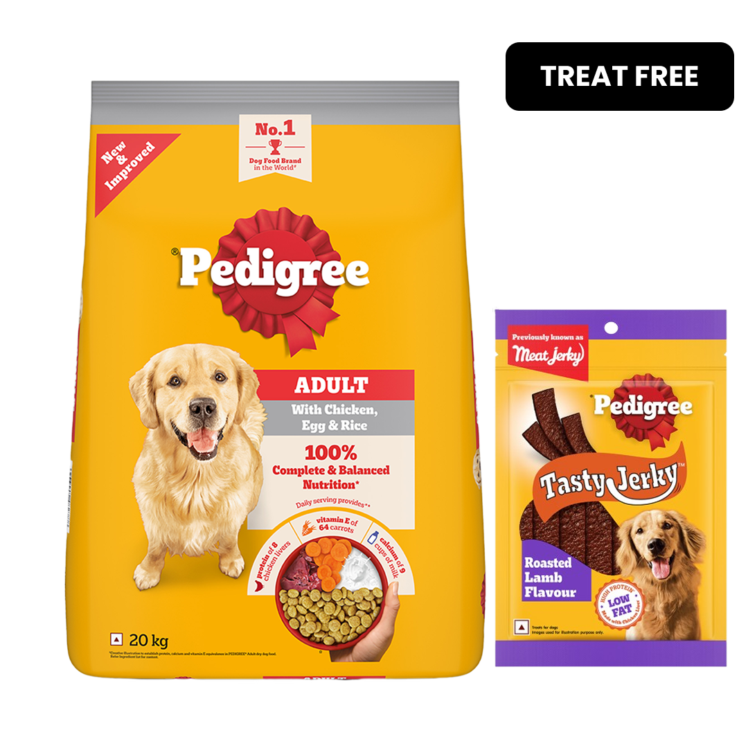 Pedigree Chicken, Egg and Rice Adult Dog Dry Food image 2