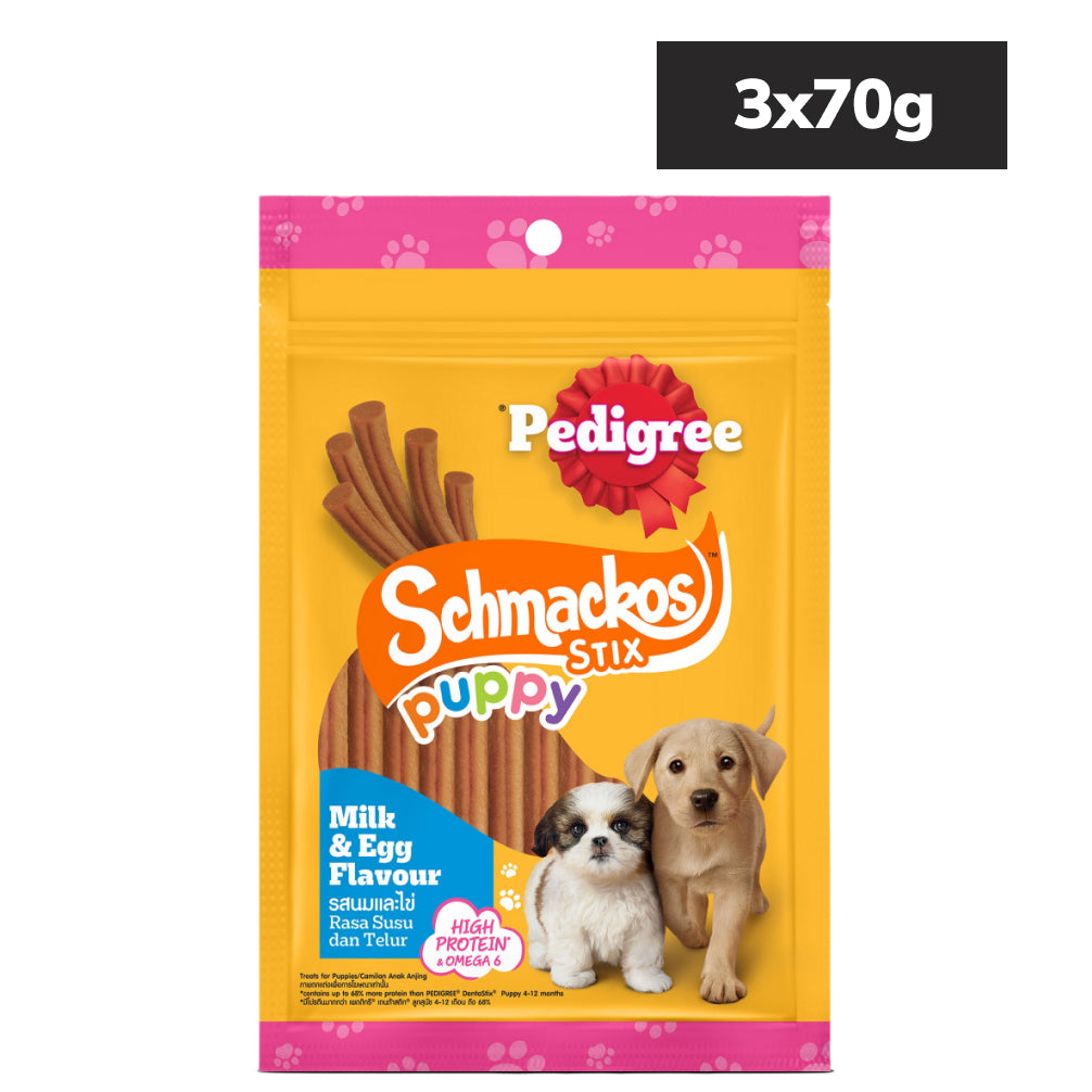 Pedigree Schmackos Stix Milk & Egg Flavour Puppy Dog Treat image 2