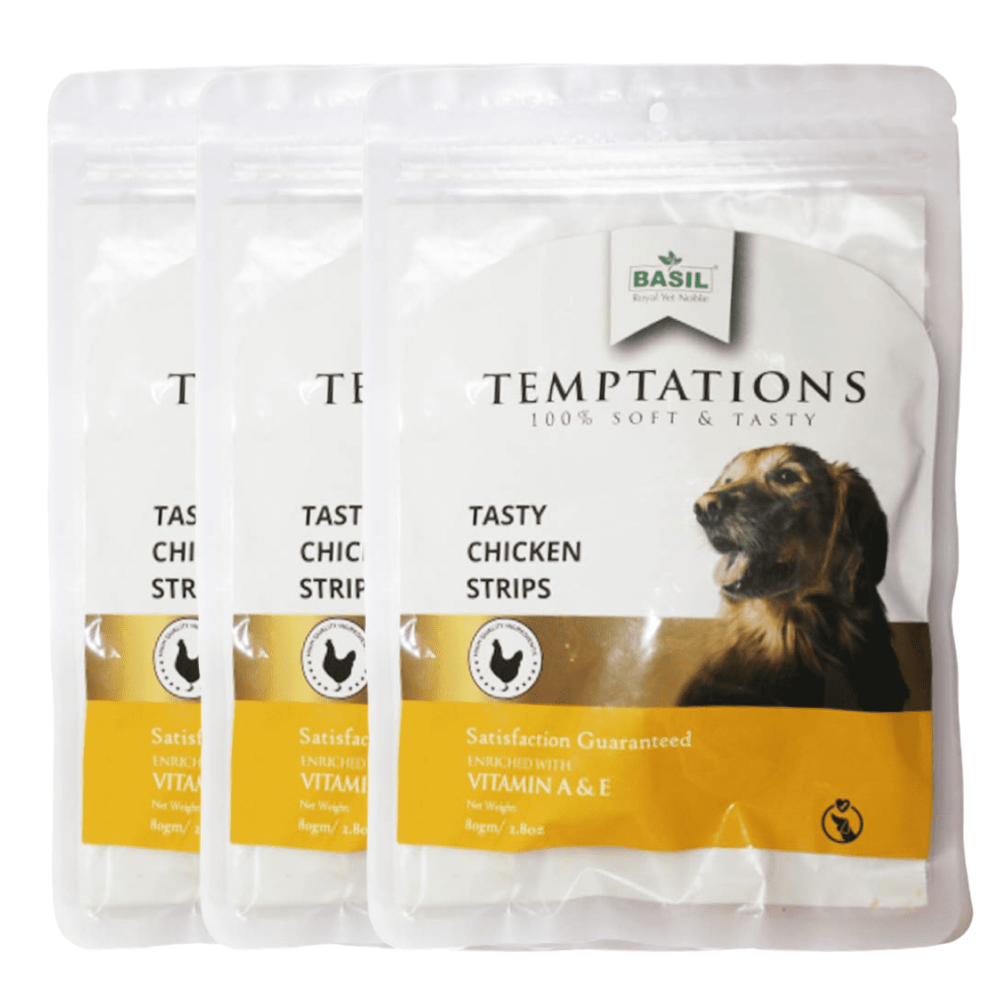 Basil Temptations Chicken Strips Dog Treat image 5