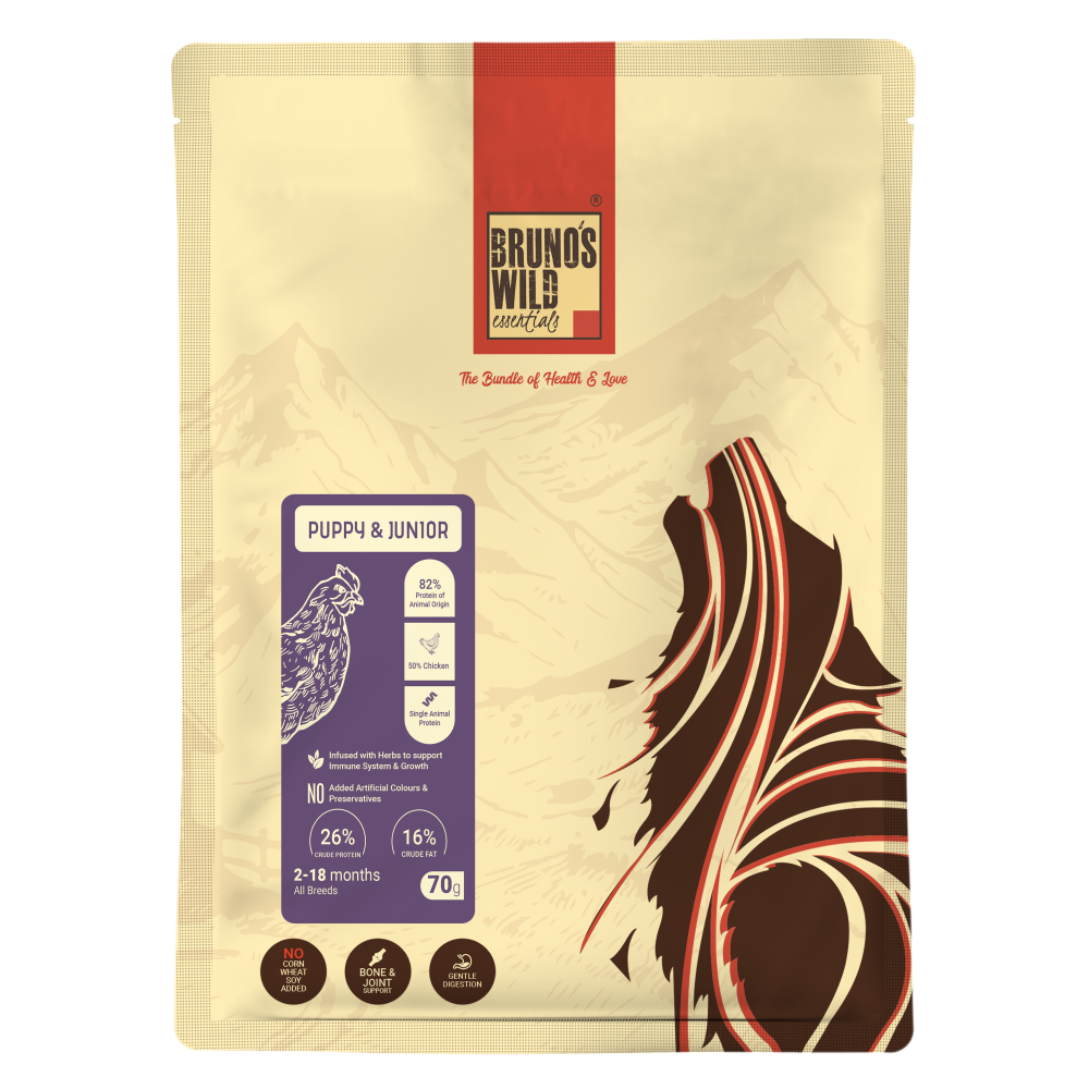 Bruno's Wild Essentials Puppy & Junior Dog Dry Food image 2