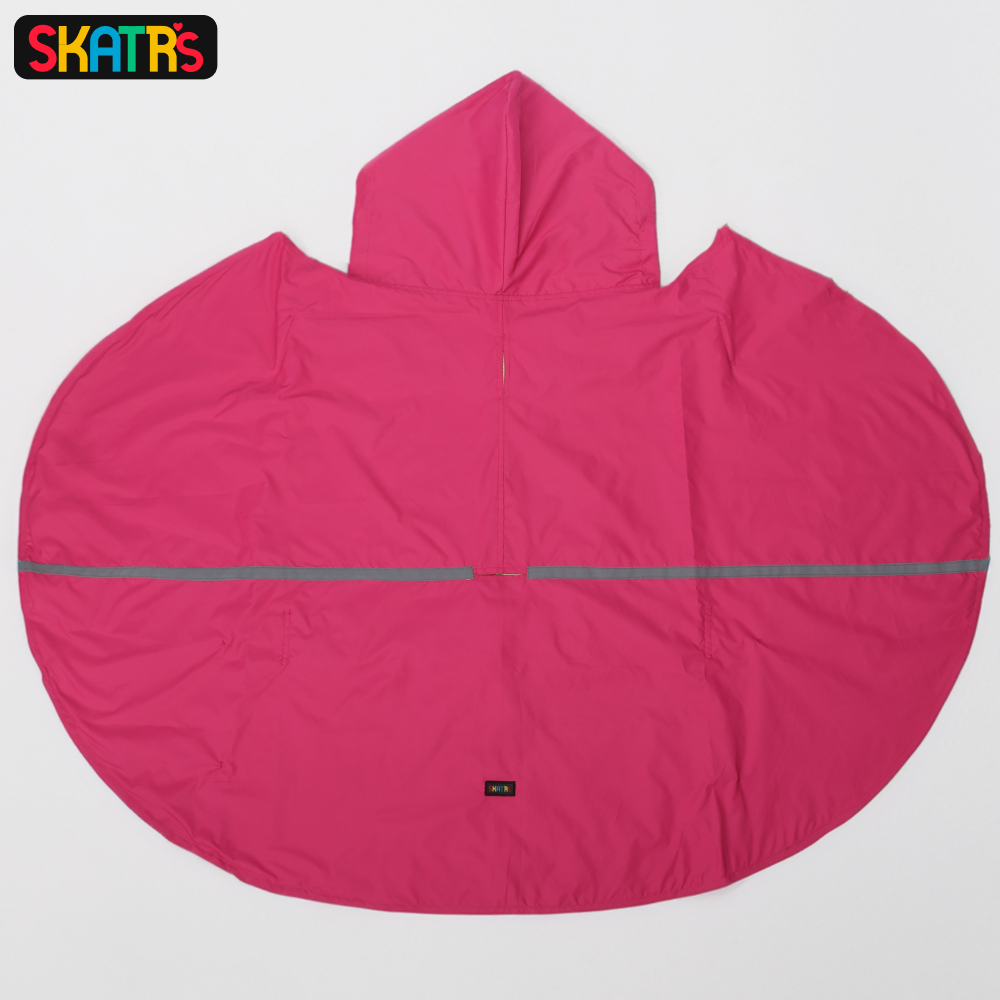Skatrs Full Coverage Cape Style Raincoat for Dogs and Cats (Pink) image 7
