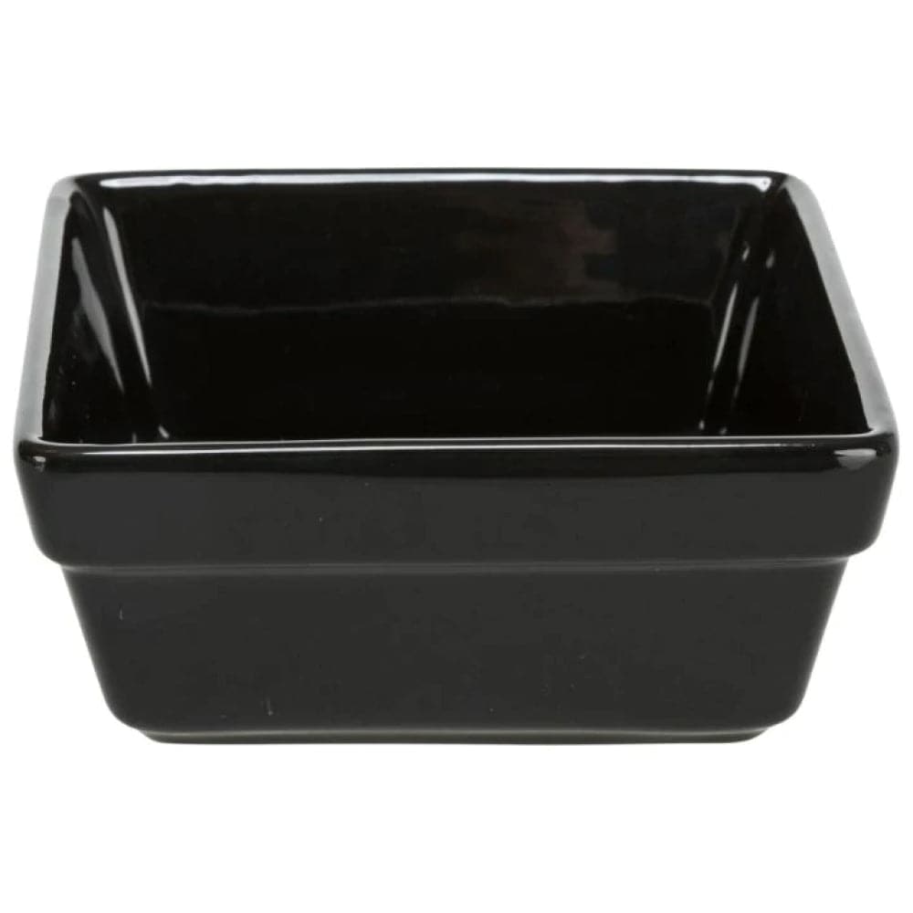 Trixie Ceramic Feeding Bowl with Wooden Stand for Dogs and Cats (Set of 2) image 2