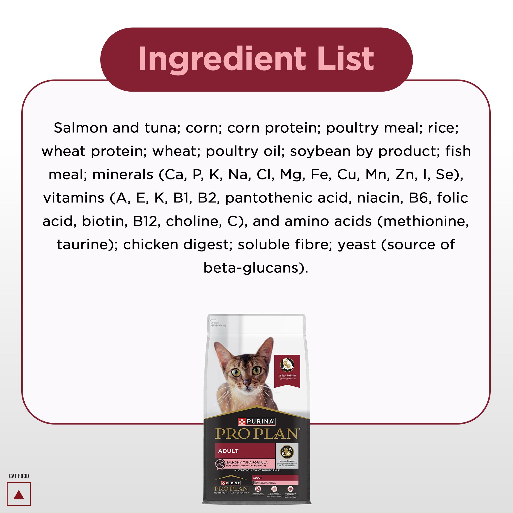 Pro Plan Salmon Tuna Flavoured Adult Cat Dry Food image 8