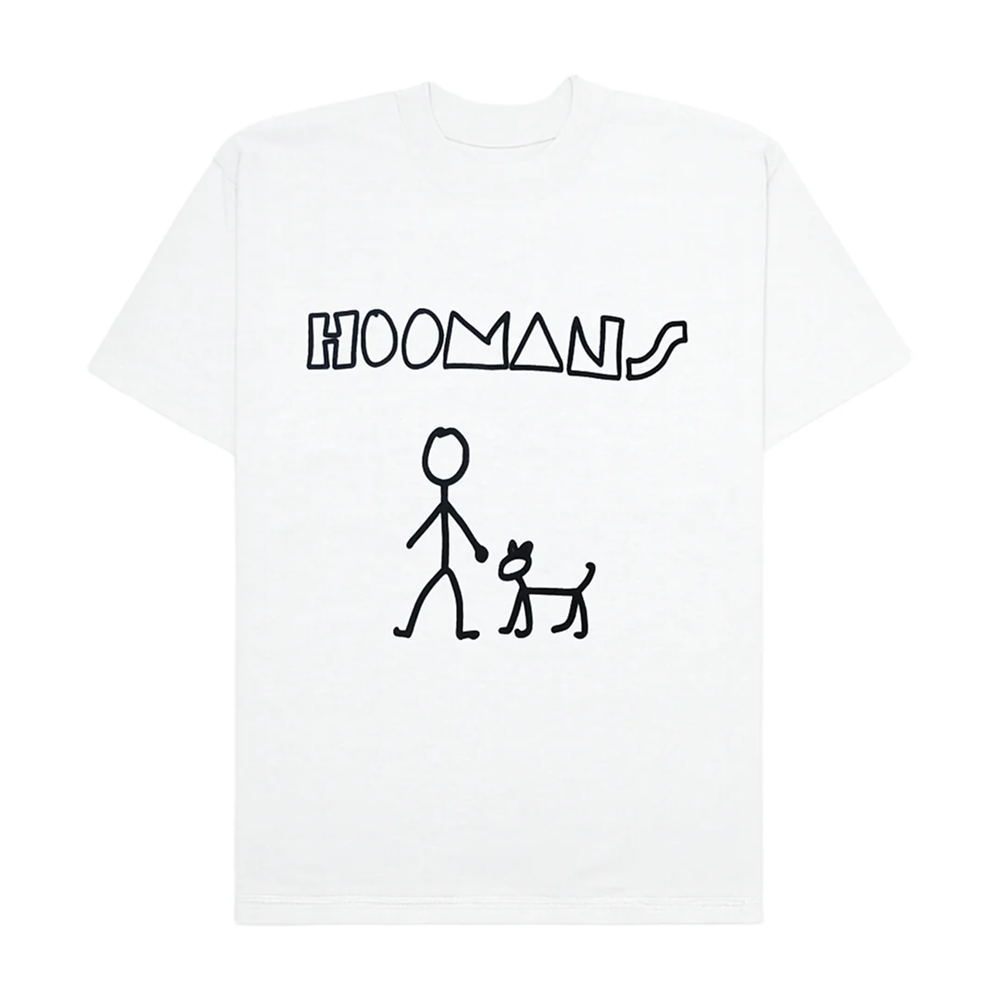 Hoomans The Head Tilt T Shirt for Men and Women (White)