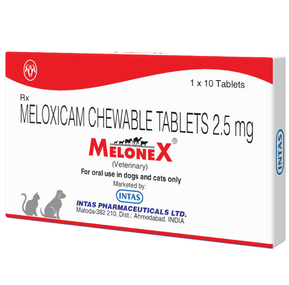 Intas Melonex (Meloxicam) 2.5mg Tablet for Dogs & Cats image 2