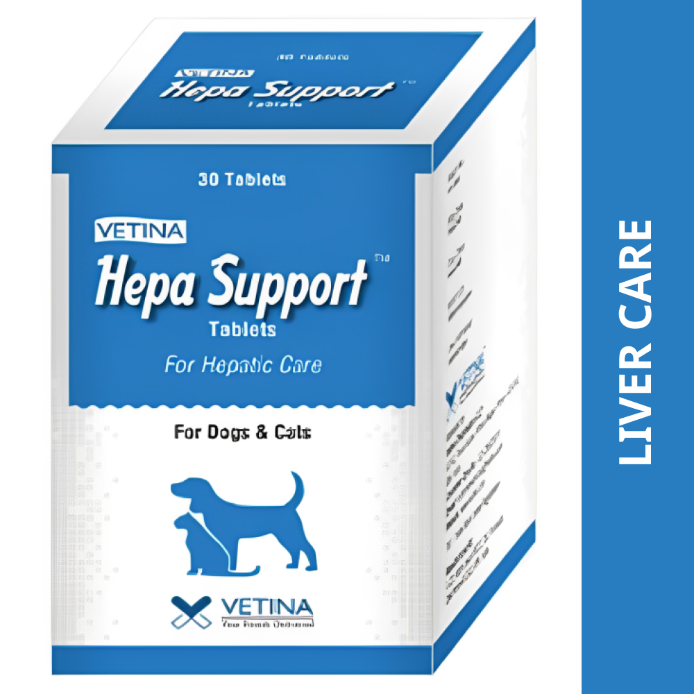 Vetina Hepa Support Tablets for Dogs and Cats