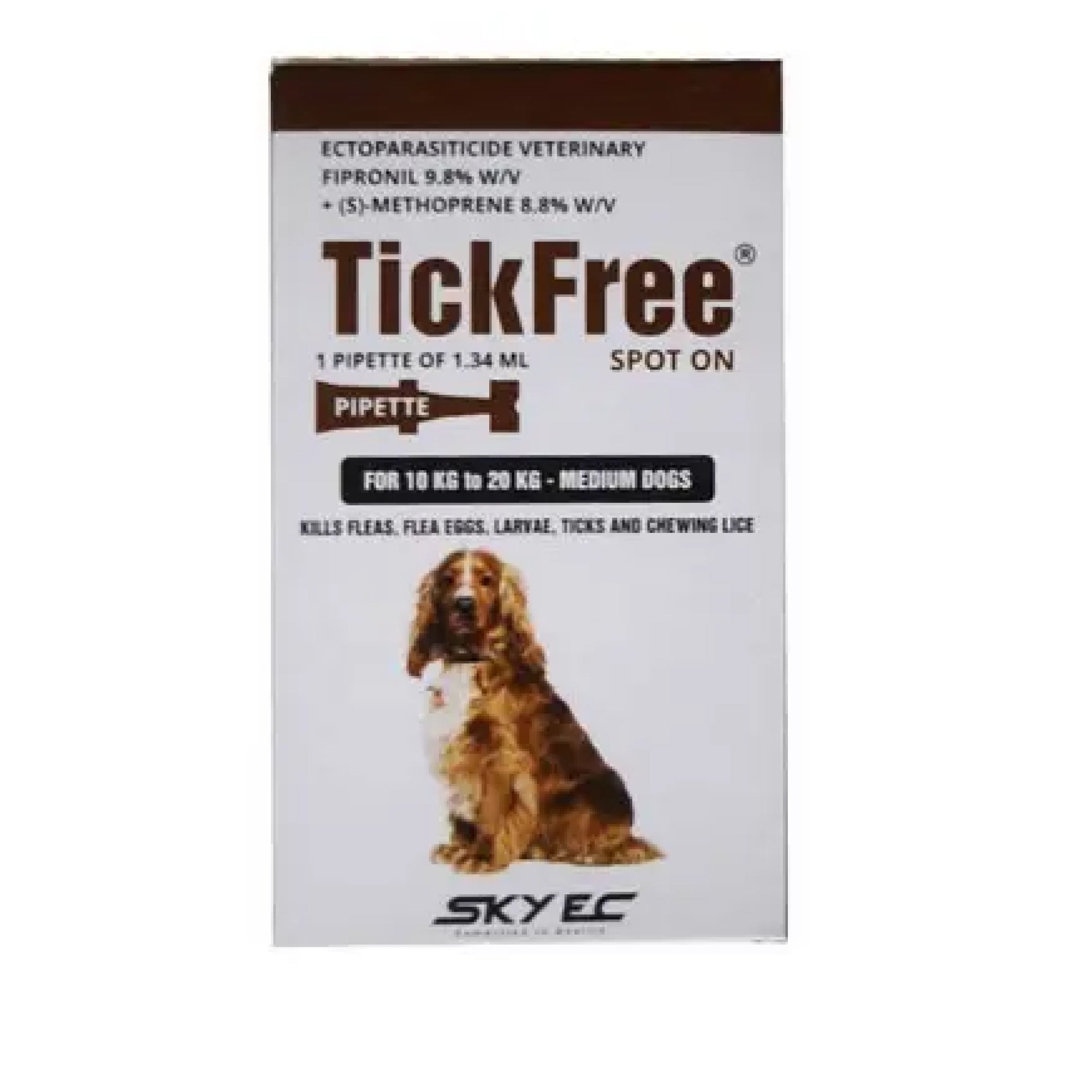 Skyec Tick Free (Fipronil) Tick and Flea Control Spot On for Dogs image 4