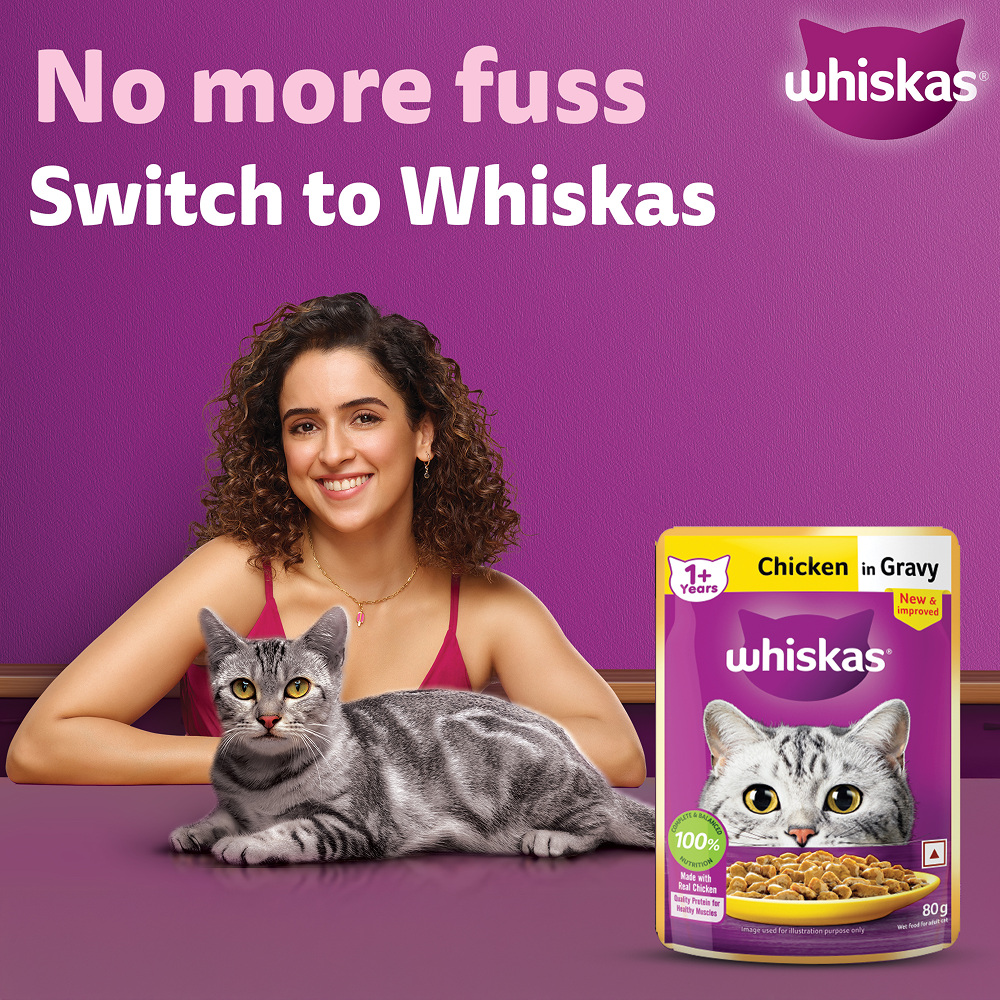 Whiskas Chicken in Gravy Adult Cat Wet Food image 2