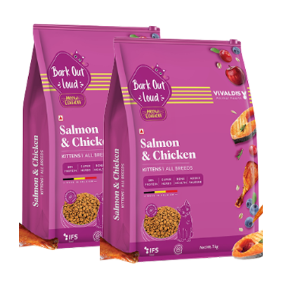 Bark Out Loud Salmon and Chicken Kitten Dry Food image 9