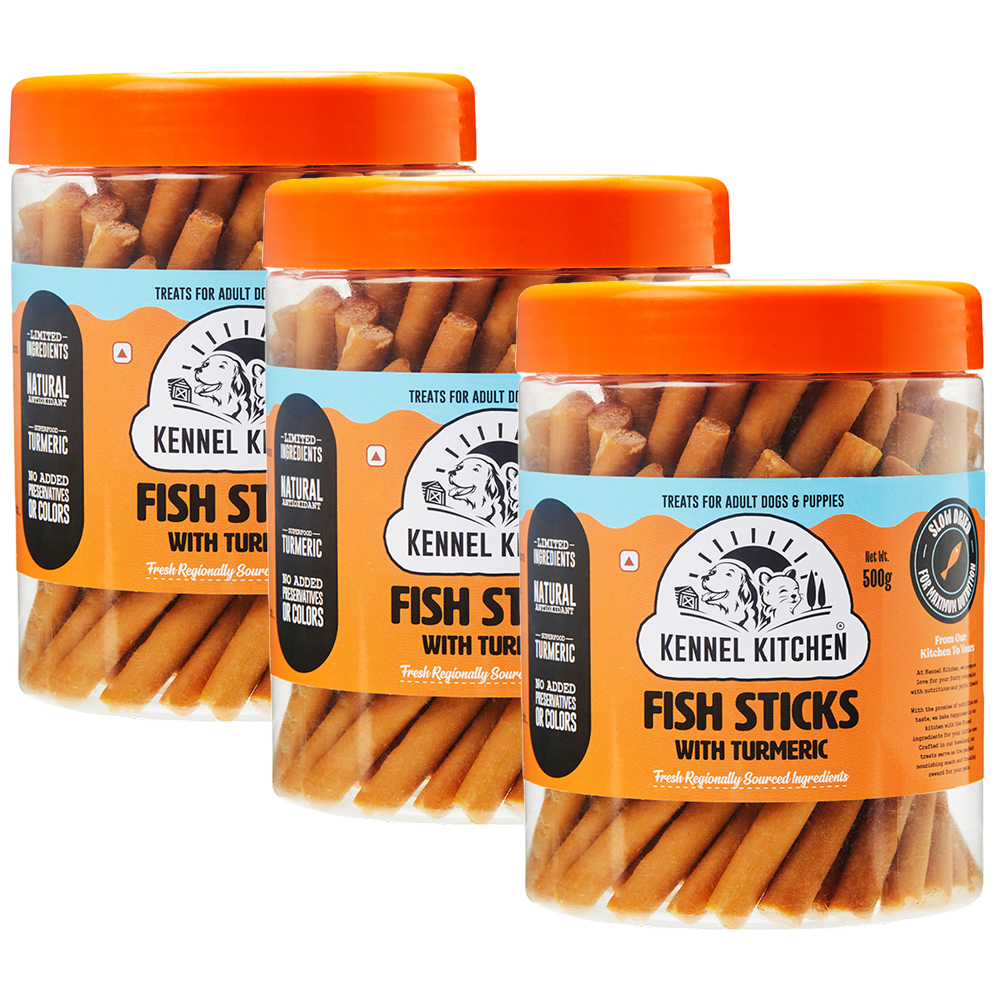 Kennel Kitchen Fish Sticks with Turmeric Dog Treats image 10
