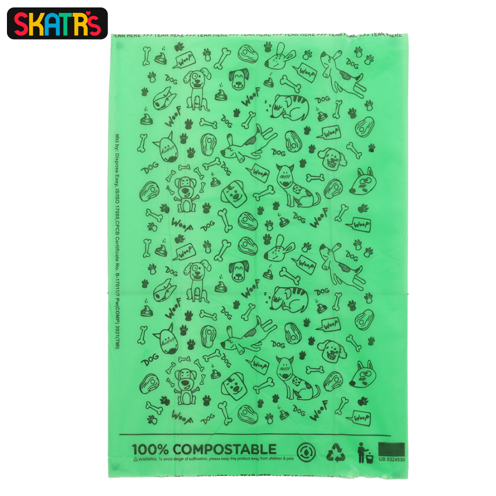 Skatrs Compostable Poop Bags for Dogs and Cats image 4
