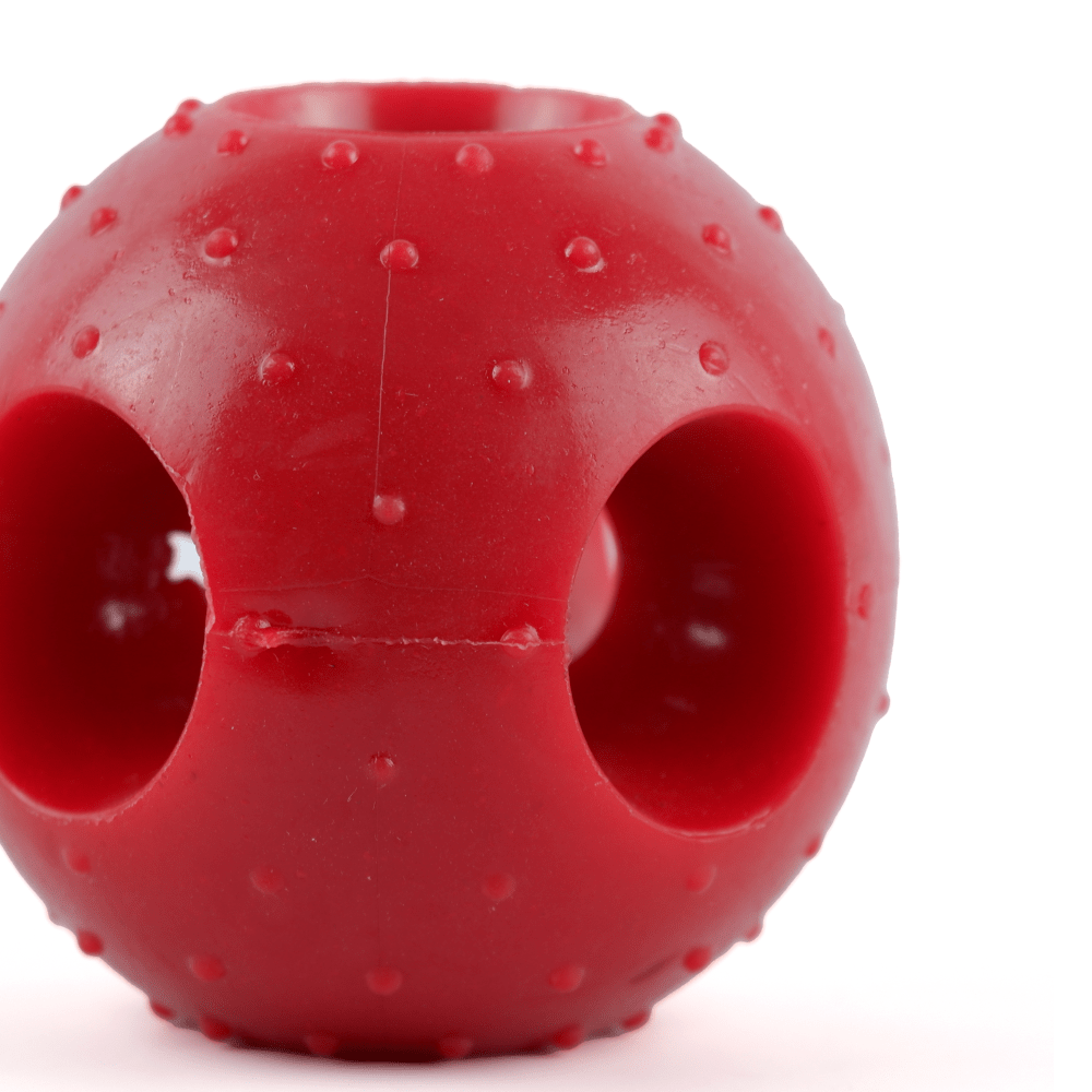 Drools Non Toxic Rubber Hole Ball Teething Toy for Puppies and Dogs | For Aggressive Chewers image 8