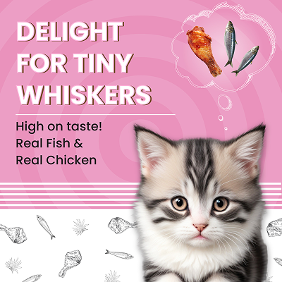 Bark Out Loud Essentials Real Fish Kitten Dry Food image 2