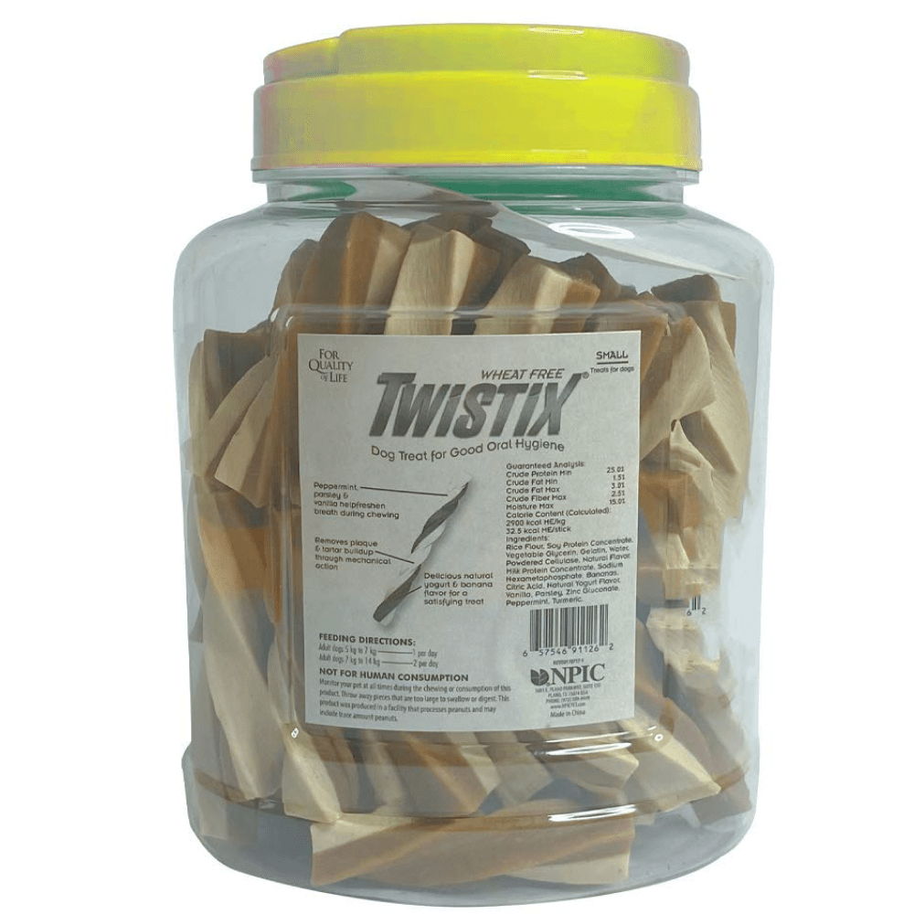 NPIC Twistix Yogurt & Banana Canister Dog Treats image 3