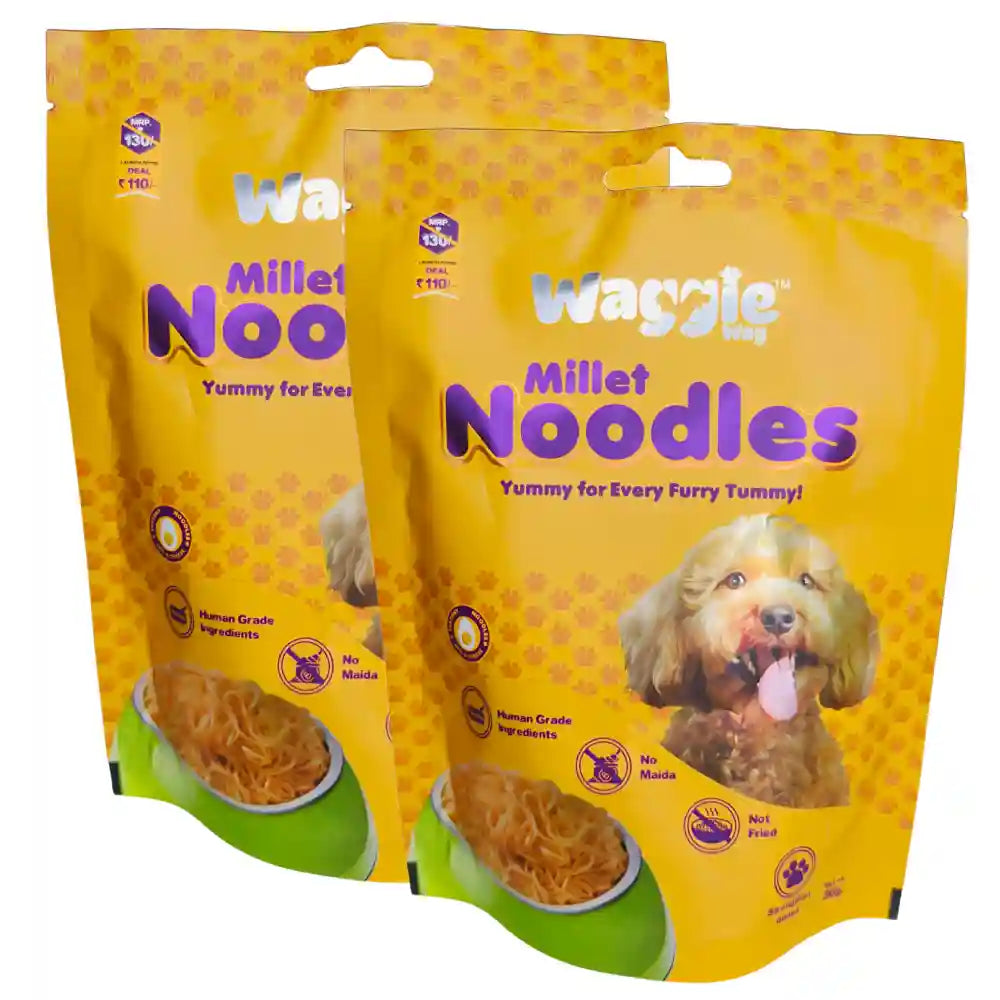 Waggie Wag Egg & Cheese Millet Noodles for Dogs image 2