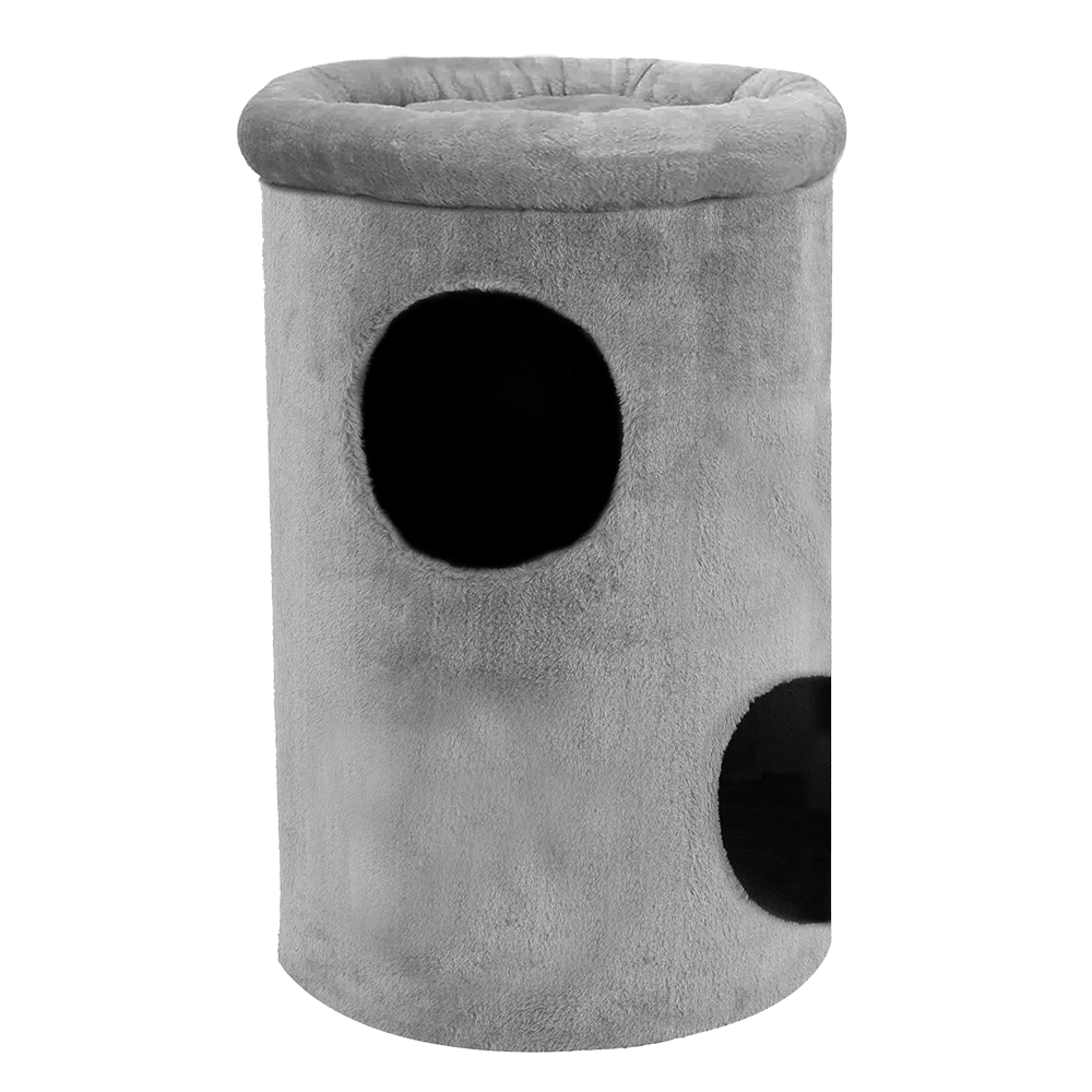 Furrlovers House with Plush Cushion for Cats (Grey)