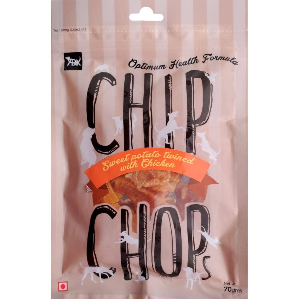Chip Chops Chicken Tenders, Chicken Chip Coins and Sweet Potato Chicken Dog Treats Combo (3 x 70g) image 2