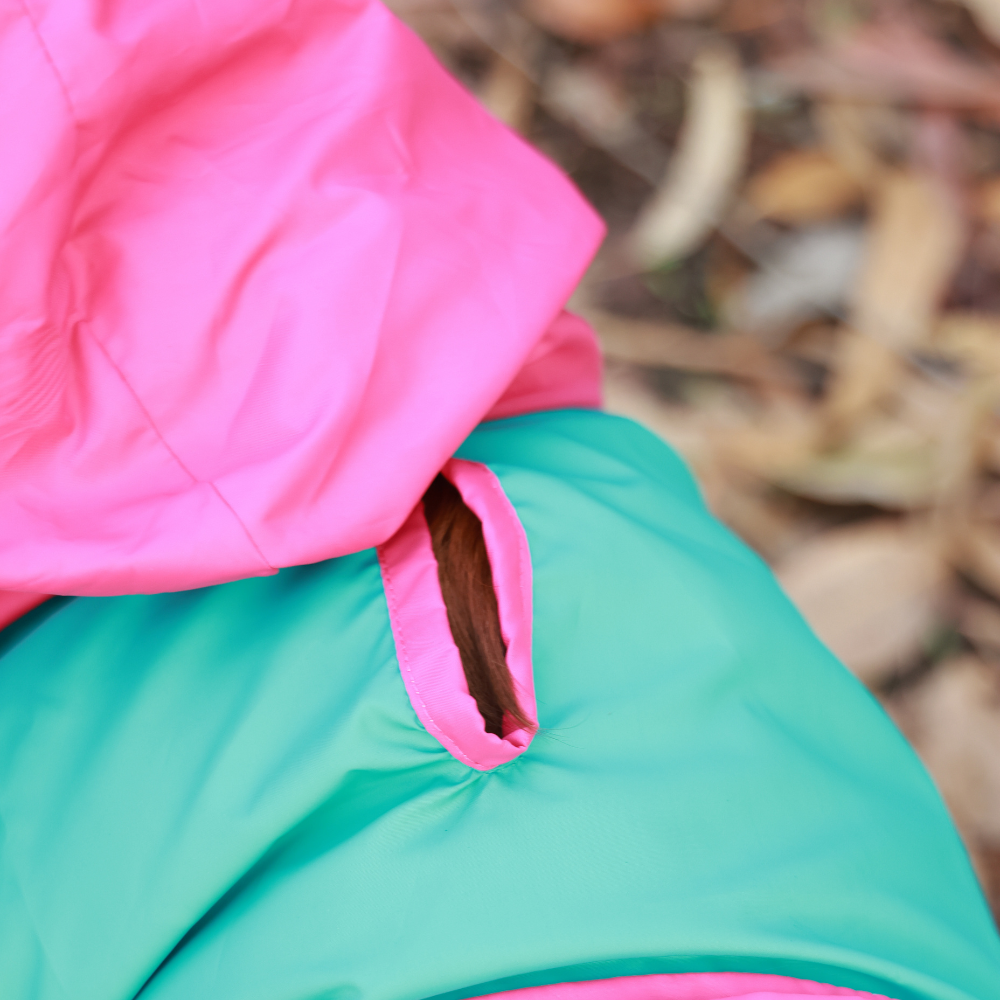Pet Set Go Splash Waterproof Raincoat for Dogs (Aqua Pink) image 7
