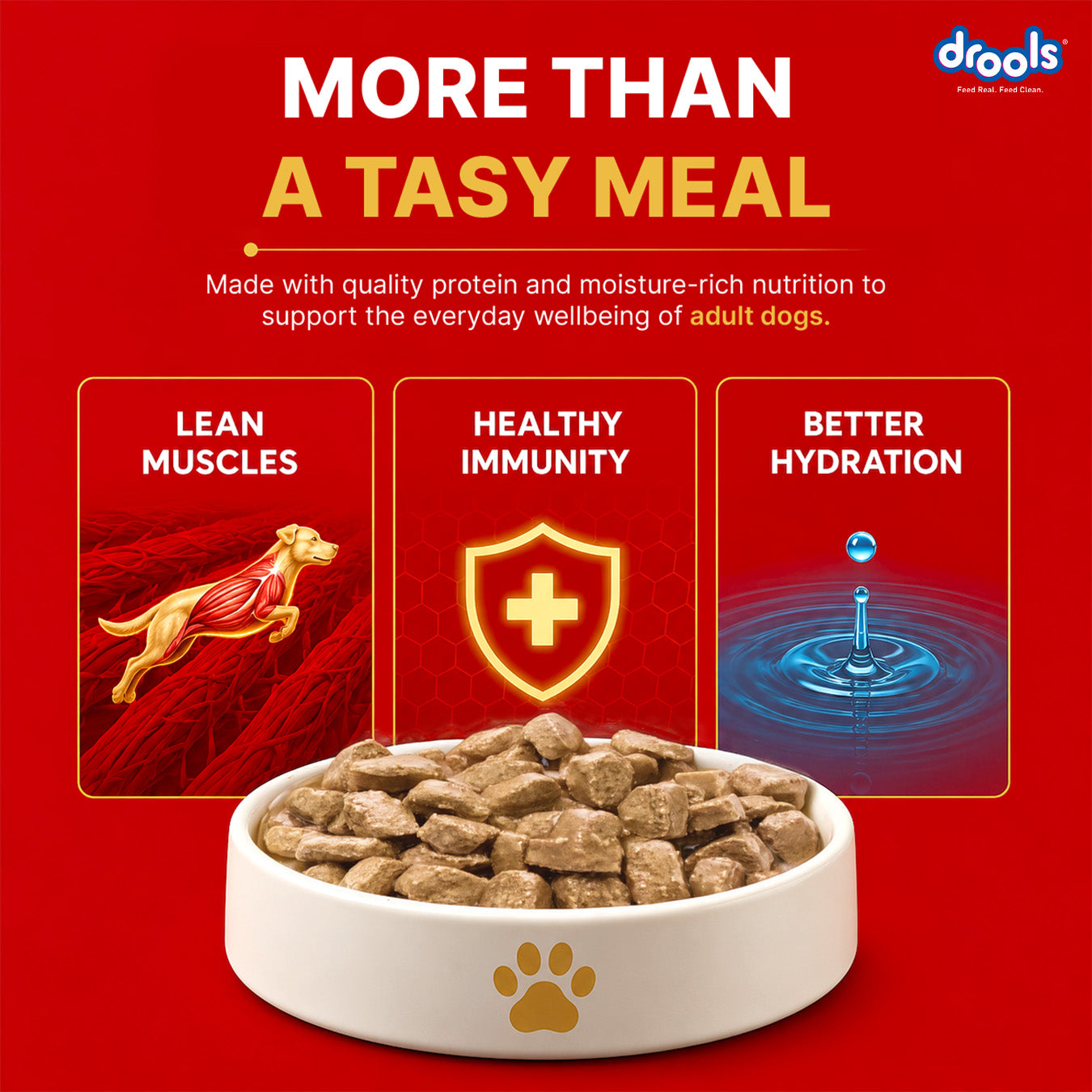 Drools Real Chicken & Chicken Liver Chunks in Gravy Adult Dog Wet Food (60g) image 7